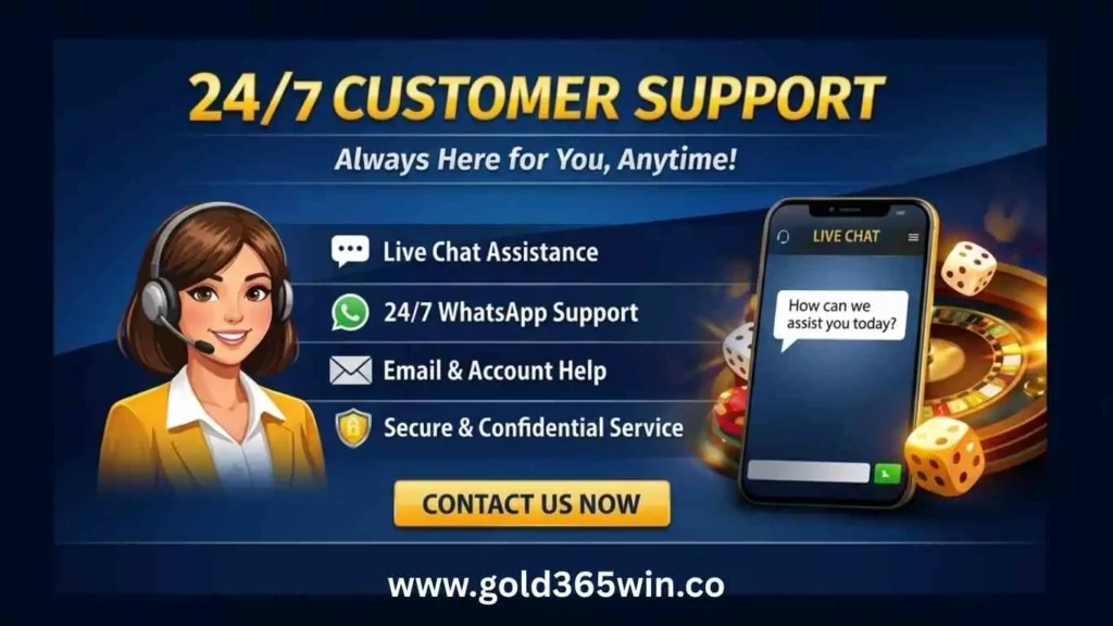 Gold365 Helpline Number
